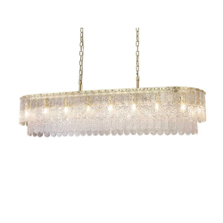 Подвесная люстра Newport 8370/140 C oval brass М0070732