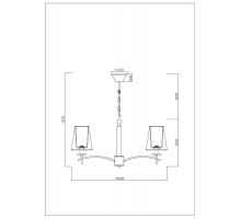 Подвесная люстра Arte Lamp Kensington A4098LM-5CC