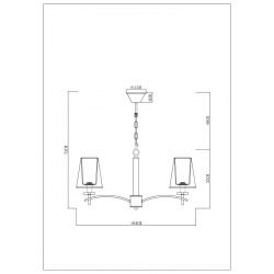 Подвесная люстра Arte Lamp Kensington A4098LM-5CC