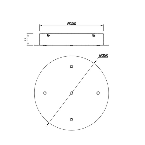 Подвесная люстра Mantra Arrecife 9362+9211 (5L)