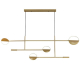 Подвесная люстра Imperium Loft Bolia Leaves Pendant Brass 4000К 345317-22