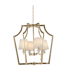 Подвесная люстра Lumina Deco Montero LDP 1249-4 GD+WT