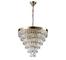 Подвесная люстра Crystal Lux Abigail SP-PL15 D620 Gold/Transparent