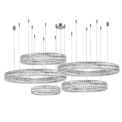 Горизонтальная композиция Newport 8550 из пяти колец хром №178 S8550_178CH