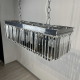 Подвесная люстра Imperium Loft Rh 1920S Odeon Clear Glass Fringe Chrome 228792-22