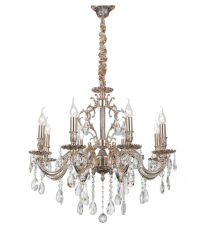 Подвесная люстра Lucia Tucci Barletta 1730.8 Coffe Gold