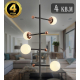 Подвесная светодиодная люстра Natali Kovaltseva Loft Led Lamps 81338 Gold Black