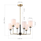 Подвесная люстра ST Luce Veritas SL1404.303.06