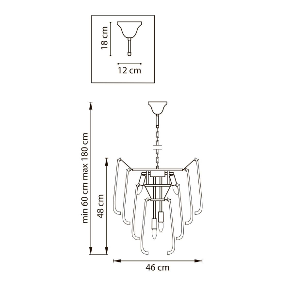 Подвесная люстра Lightstar Retro Ii 799082