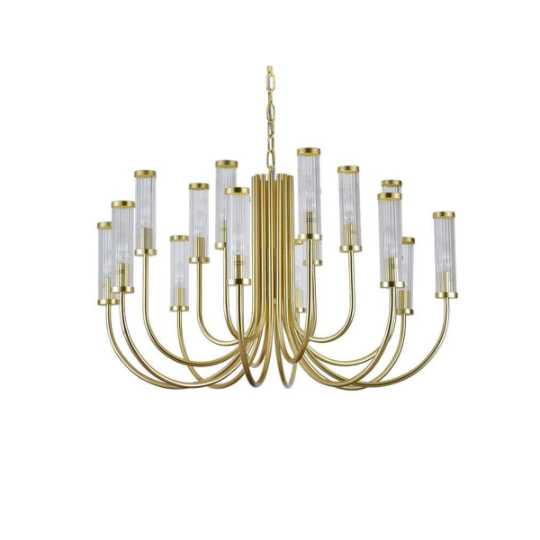 Подвесная люстра Newport 4558+4+4/C mat.gold М0071545