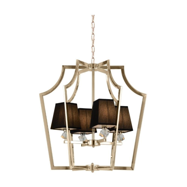 Подвесная люстра Lumina Deco Montero LDP 1249-4 GD+BK Подвесная люстра Lumina Deco Montero LDP 1249-4 GD+BK