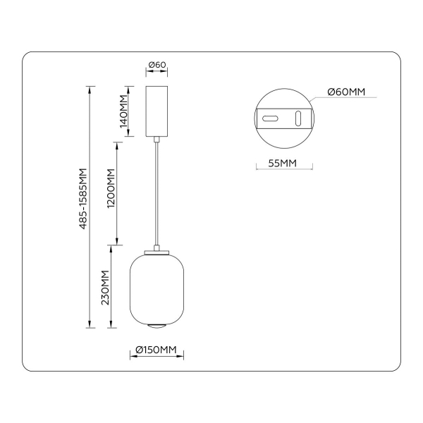 Люстра Ambrella Light HIGH LIGHT LH11031