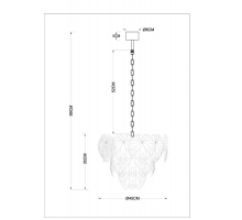 Подвесная люстра Arte Lamp Kapri A4078LM-6GO