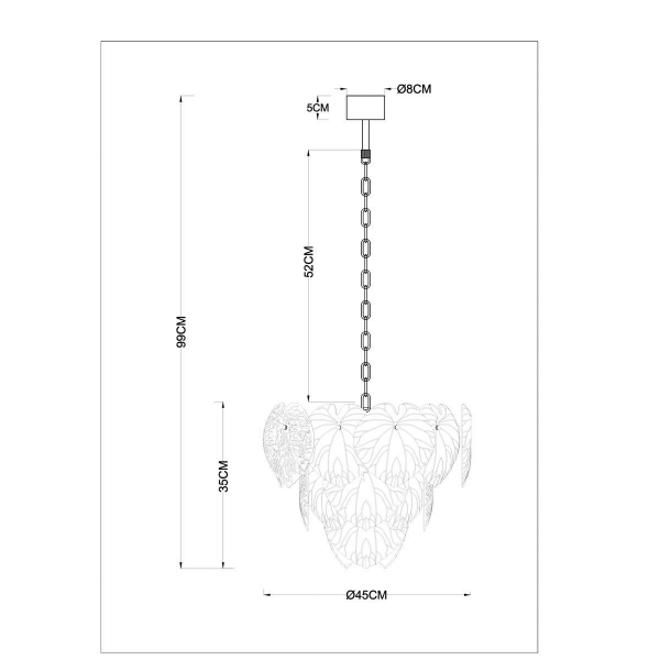 Подвесная люстра Arte Lamp Kapri A4078LM-6GO