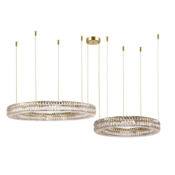 Горизонтальная композиция Newport 8550 из двух колец золото №181 S8550_181G