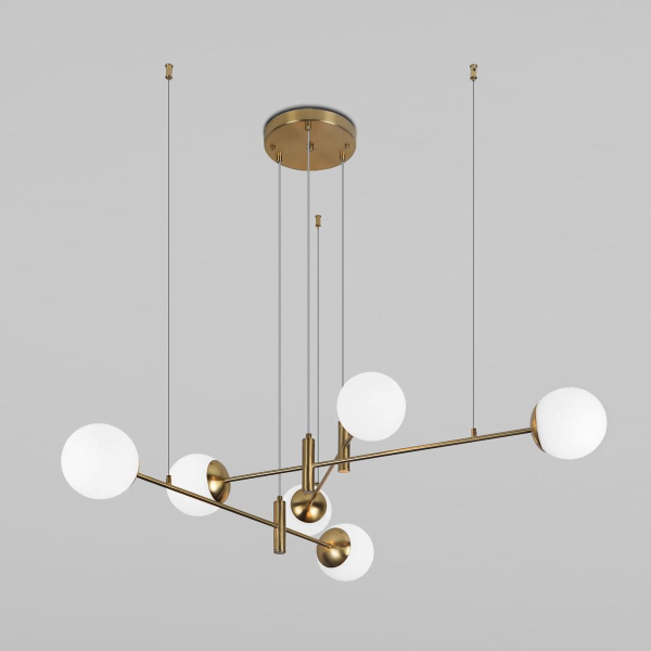 Подвесная люстра Eurosvet Planet 70146/6 латунь Smart