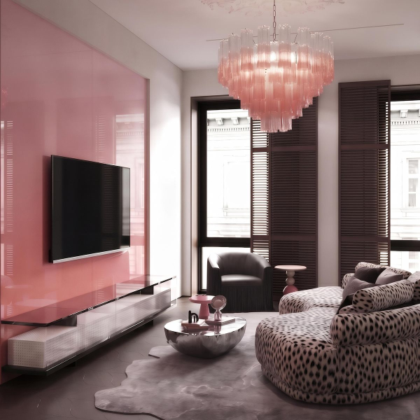 Подвесная люстра Loft IT Murano 10580/800 Clear pink