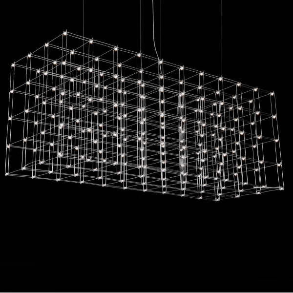 Подвесная люстра Imperium Loft Quasar Cosmos Square Led Pendant Light 80/80/200 252290-22