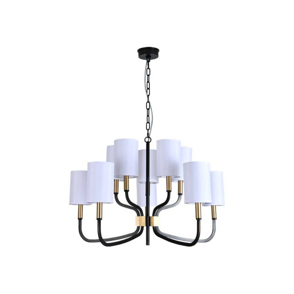 Подвесная люстра Newport 35210/С black+brass М0071484