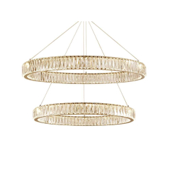 Вертикальная композиция Newport 8240 из двух колец золото №13 S8240_031G