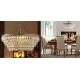 Подвесная люстра Imperium Loft Clarissa Glass Drop Petite Round Chandelier 345040-22