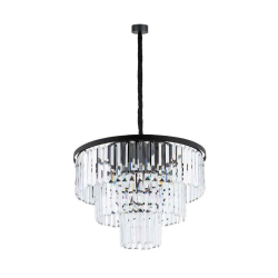 Подвесная люстра Nowodvorski Cristal M Black 7616