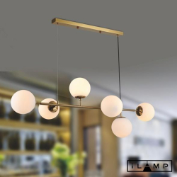 Подвесная люстра iLamp Golden 9136P/6 GL-WH