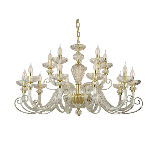 Подвесная люстра Newport 8620+5/C mat.soft gold clear М0071529
