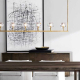Подвесная люстра Imperium Loft Rh Boule De Cristal Linear Chandelier 6 Nickel 240203-22