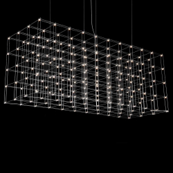 Подвесная люстра Imperium Loft Quasar Cosmos Square Led Pendant Light 80/80/200 252290-22