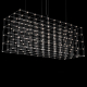 Подвесная люстра Imperium Loft Quasar Cosmos Square Led Pendant Light 80/80/200 252290-22