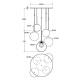 Подвесная люстра Maytoni Basic form MOD521PL-05G