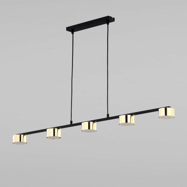 Подвесная люстра TK Lighting 6092 Dallas Gold Black