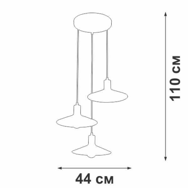 Люстра Vitaluce V3094-0/3S Люстра Vitaluce V3094-0/3S