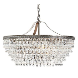 Подвесная люстра Imperium Loft Clarissa Glass Drop Petite Round Chandelier 345040-22