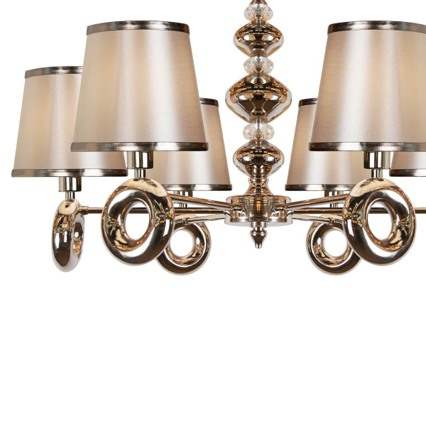 Подвесная люстра iLamp Brooklyn P2401-6 Nickel Подвесная люстра iLamp Brooklyn P2401-6 Nickel