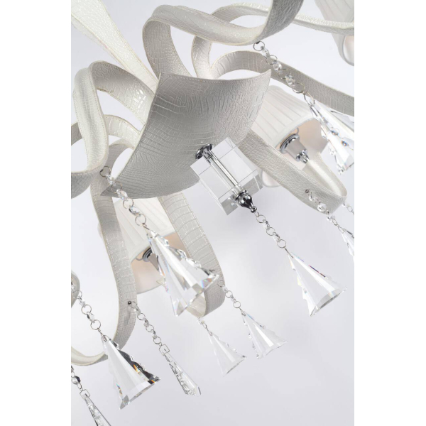 Подвесная люстра Lucia Tucci Pelle Bianca 119.8 Подвесная люстра Lucia Tucci Pelle Bianca 119.8
