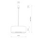 Подвесная люстра Nowodvorski Cedro L Beige 11666