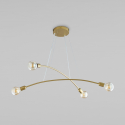 Подвесная люстра TK Lighting 2727 Helix Gold