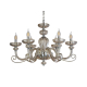 Подвесная люстра Newport 8626/C chrome cognac М0071597