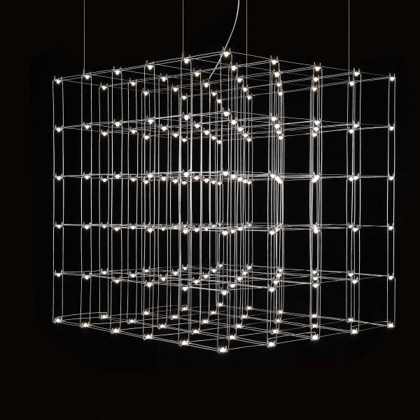 Подвесная люстра Imperium Loft Quasar Cosmos Square Led Pendant Light 100/100/100 252291-22