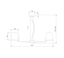 Подвесная люстра Eurosvet Amaretto 60155/8 хром