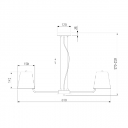 Подвесная люстра Eurosvet Amaretto 60155/8 хром