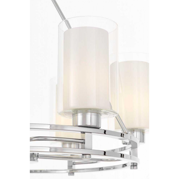 Подвесная люстра Lumina Deco Marietta LDP 8025-6 CHR+WT