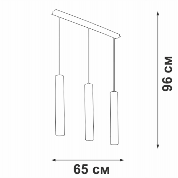 Подвесная люстра Vitaluce V4641-2/3S