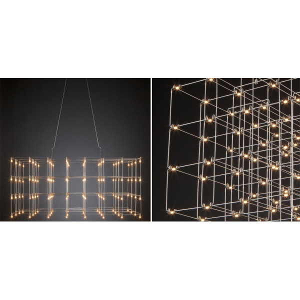 Подвесная люстра Imperium Loft Quasar Cosmos Square Led Pendant Light 80/80/200 252290-22