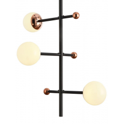 Подвесная светодиодная люстра Natali Kovaltseva Loft Led Lamps 81338 Gold Black