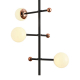 Подвесная светодиодная люстра Natali Kovaltseva Loft Led Lamps 81338 Gold Black