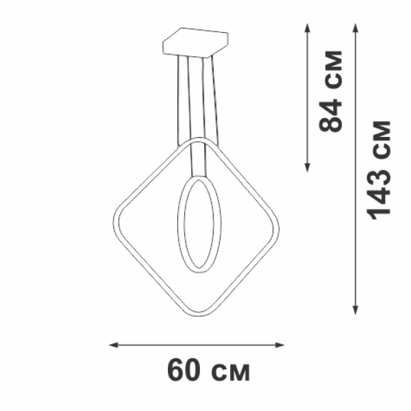 Люстра Vitaluce V2505DT-0/2S Люстра Vitaluce V2505DT-0/2S