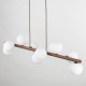 Подвесная люстра TK Lighting 10273 Estera Wood